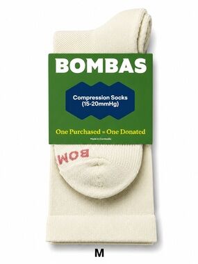 Bombas Compression Knee High Socks M Mint Green